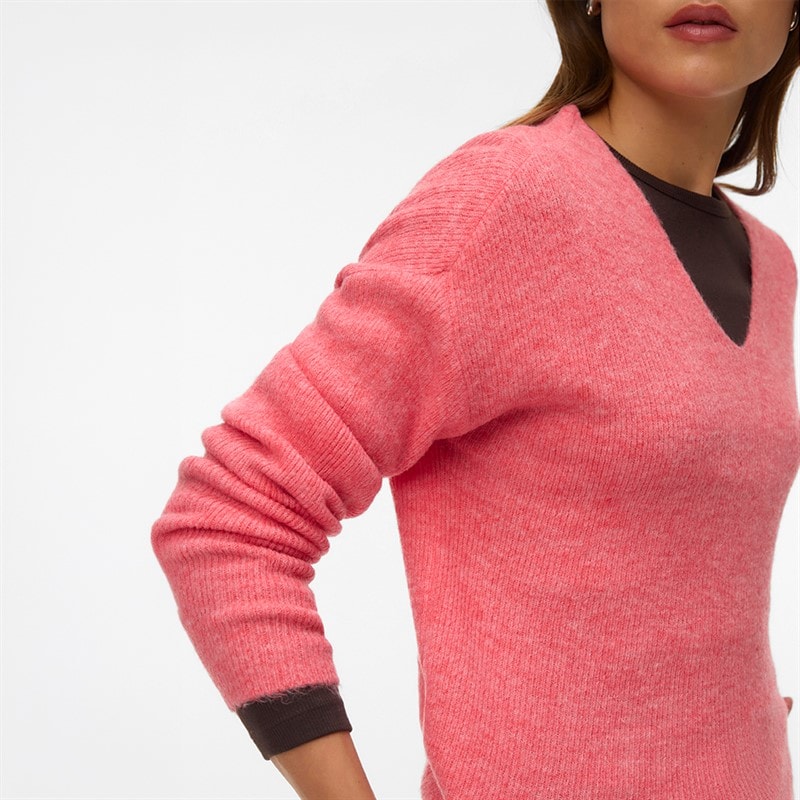 Dame v-hals sweater Coral Paradise - Billede 3