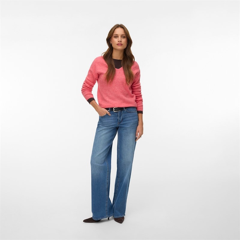 Dame v-hals sweater Coral Paradise - Billede 5