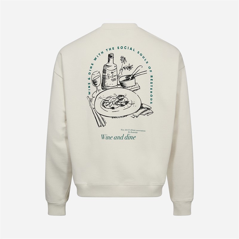Herre drake sweatshirt Hvid - Billede 1