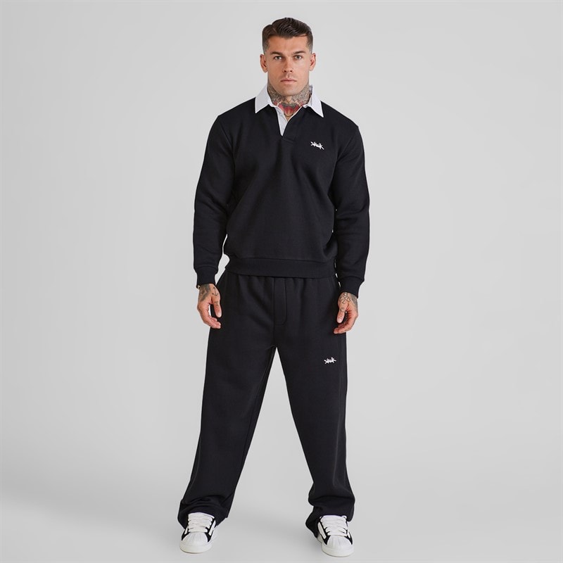 Herre essentials vidbenede joggers Sort - Billede 4