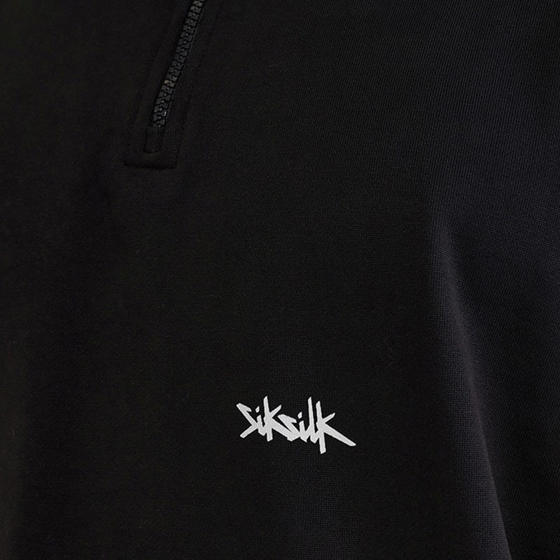Herre quarter zip sweater Sort - Billede 4