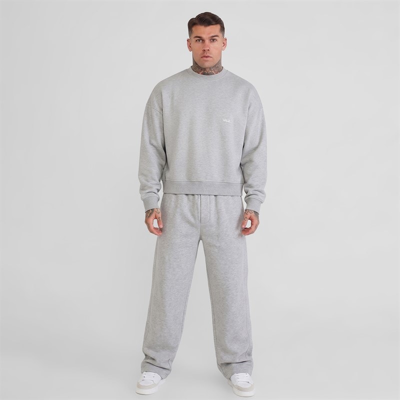 Herre boxy sweatshirt Grey Marl - Billede 4