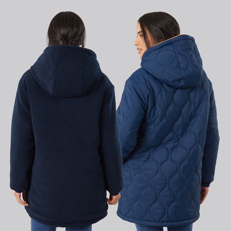 Dame willow vendbar parka Navy - Billede 2