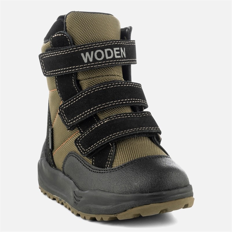 Børn adrian vandtæt støvle 295 Dark Olive - Billede 1