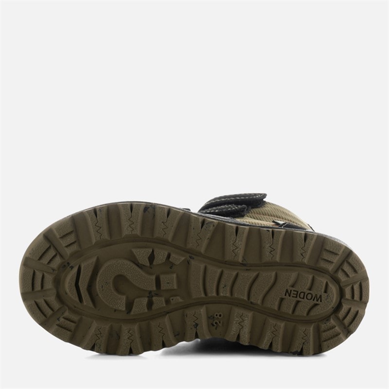Børn adrian vandtæt støvle 295 Dark Olive - Billede 2