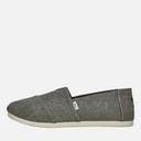 Herre canvas alpargata espadrillos Black Distressed