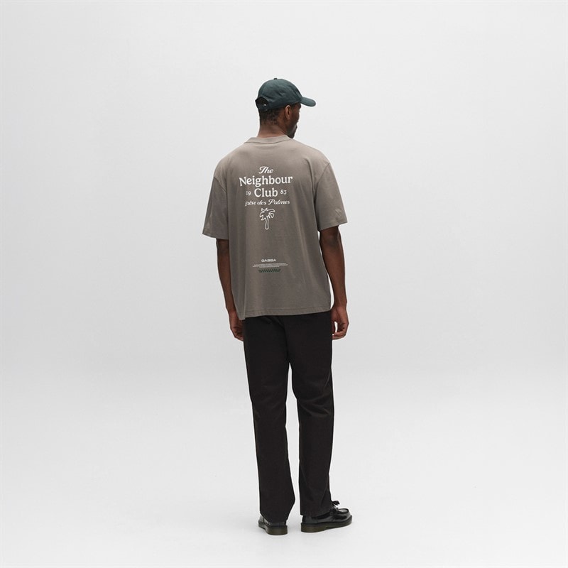 Herre nigel t-shirt Castor Gray - Billede 3