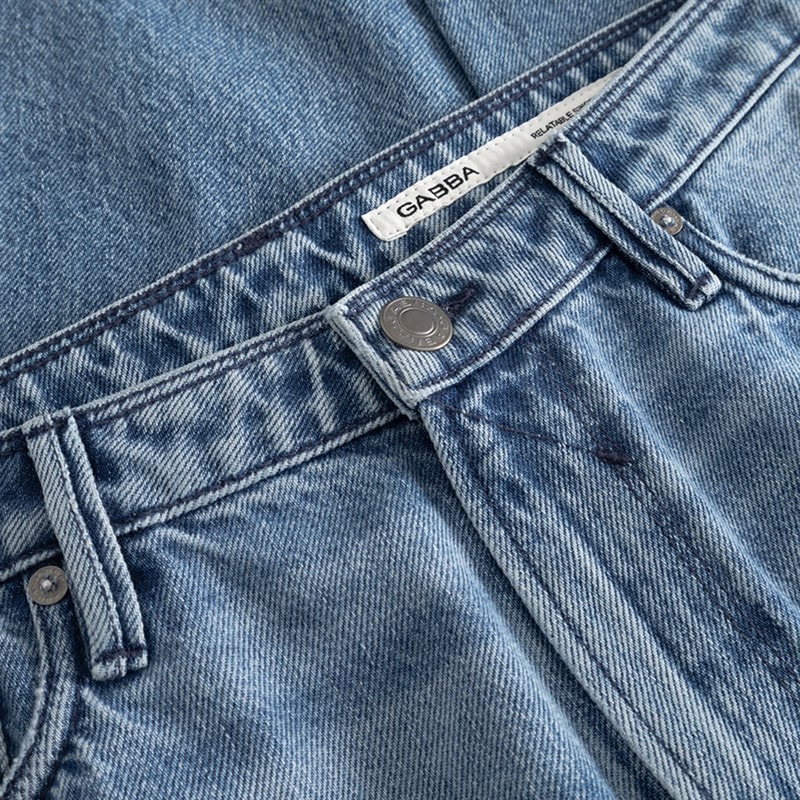 Herre max elvis jeans Mid Blue Denim - Billede 5
