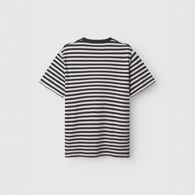 Herre dune stribet t-shirt Navy Stripe - Billede 2