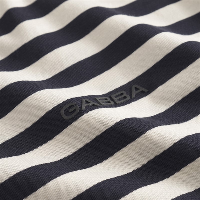 Herre dune stribet t-shirt Navy Stripe - Billede 3