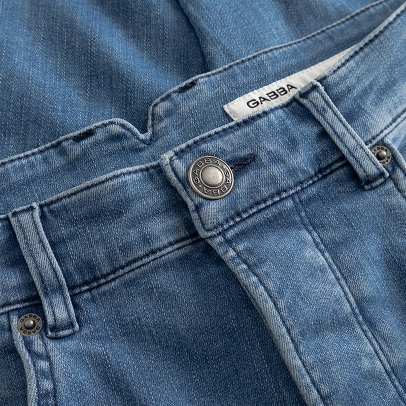 Herre alex dhera cropped jeans lyseblå denim Light Blue Denim - Billede 4