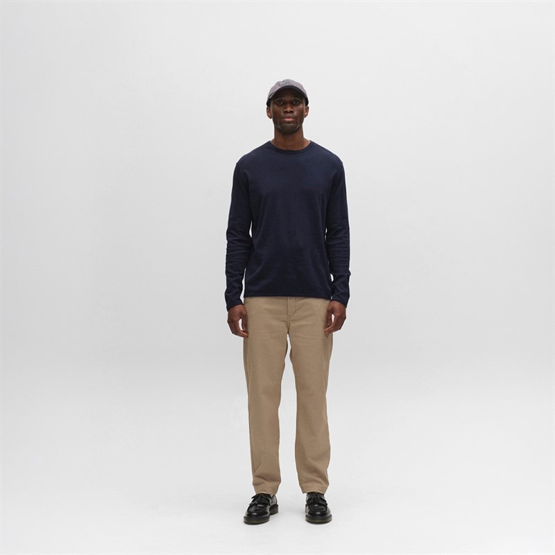Herre lima striktrøje Navy - Billede 2