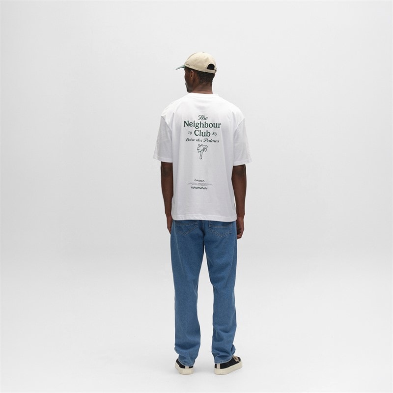 Herre nigel t-shirt Hvid - Billede 3
