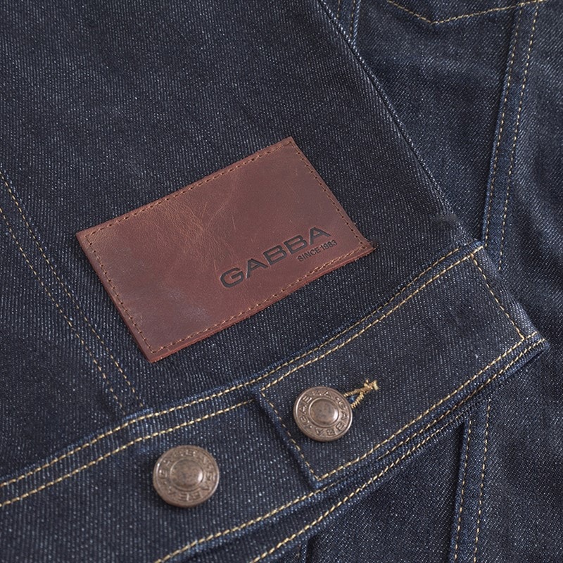 Herre luca selvjakke Dark Blue Denim - Billede 4