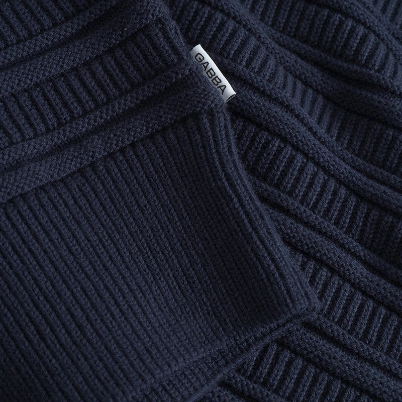 Herre iwaki buco striktrøje Navy - Billede 4