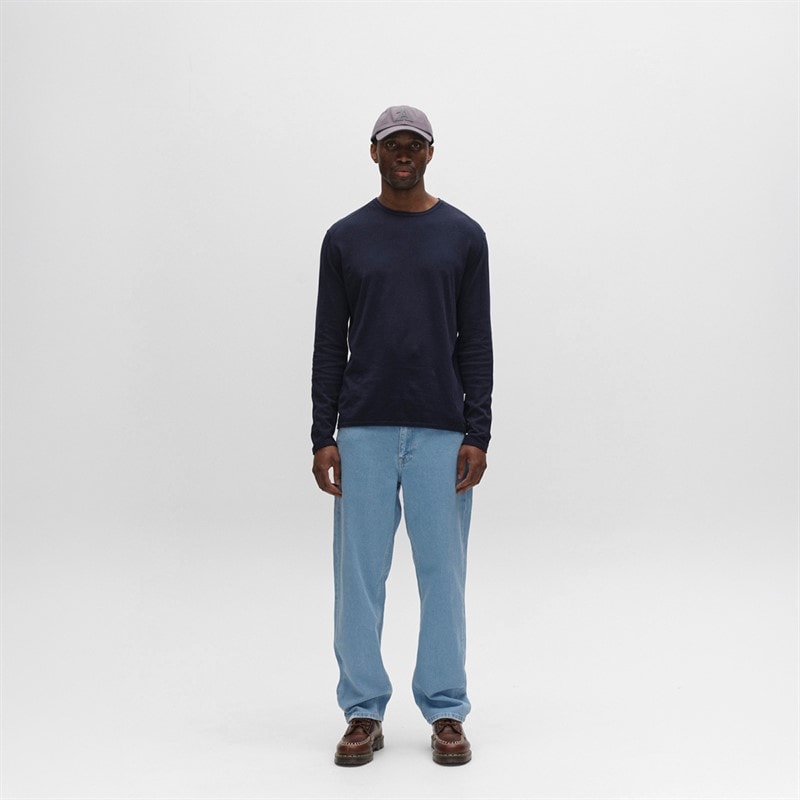 Herre max lig jeans light blue denim Light Blue Denim - Billede 2