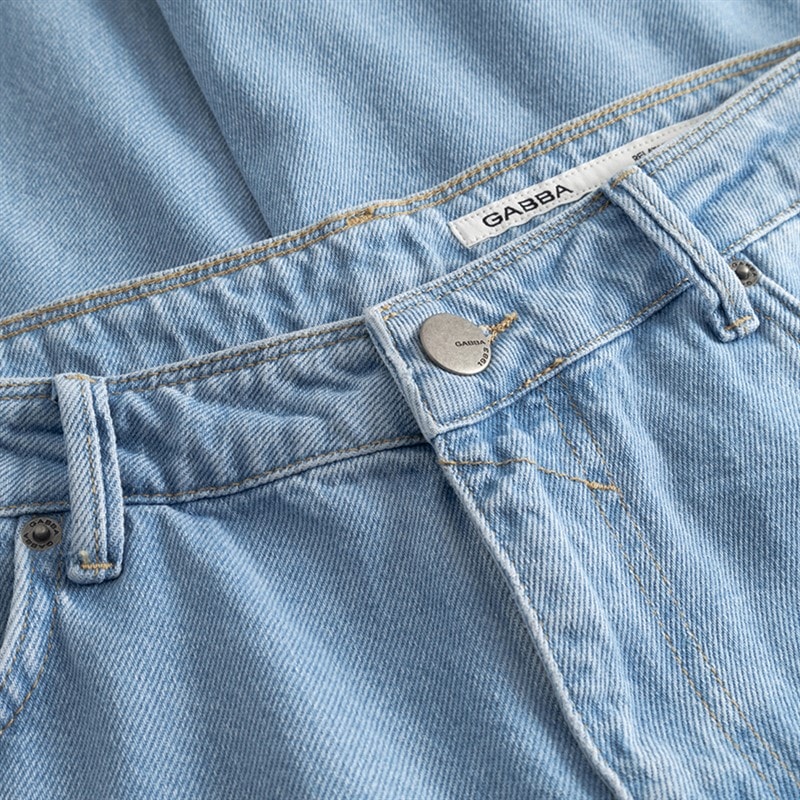 Herre max lig jeans light blue denim Light Blue Denim - Billede 5