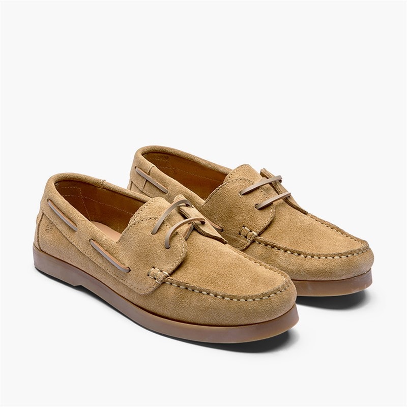 Herre aron sko Sand Suede/Gum - Billede 1