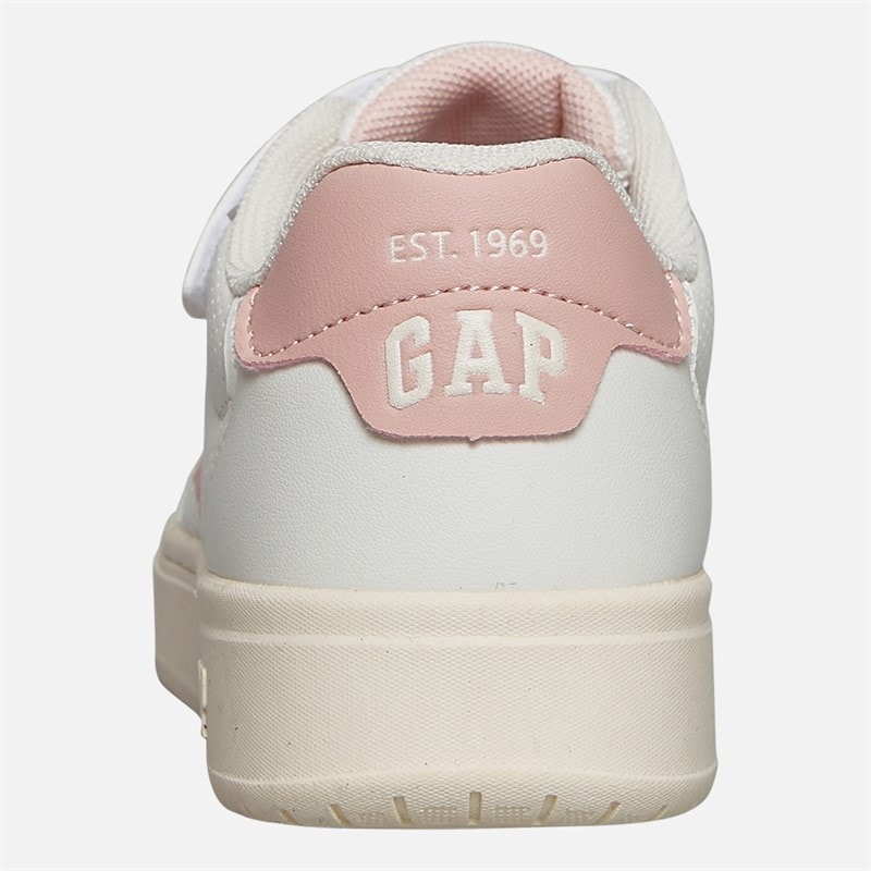 GAP Piger Detroit træningssko - Off-White/Lys Pink - Billede 3
