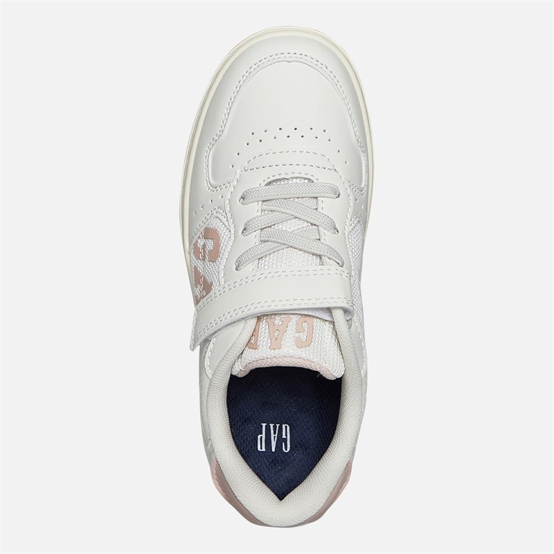 GAP Piger Detroit træningssko - Off-White/Lys Pink - Billede 4