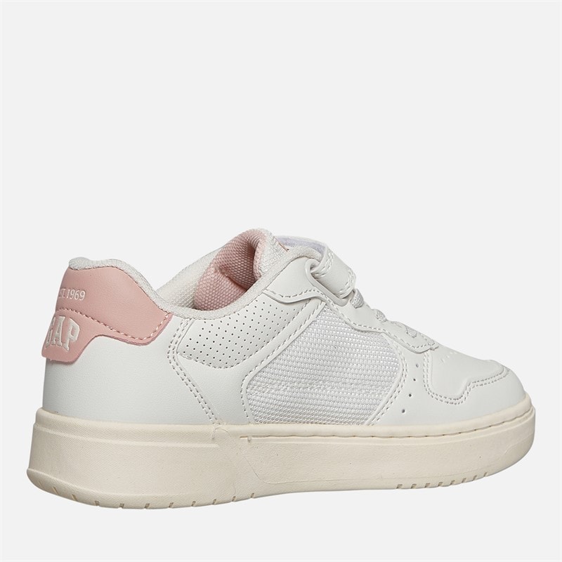 GAP Piger Detroit træningssko - Off-White/Lys Pink - Billede 5