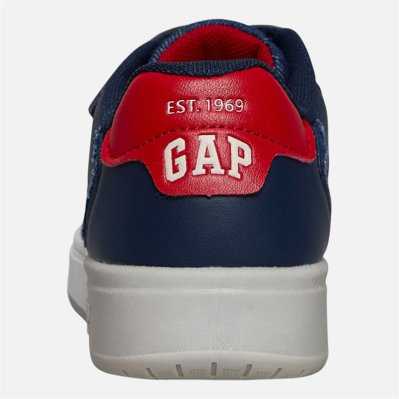 GAP Drenge Detroit træningssko - Navy/Rød/Denim - Billede 3