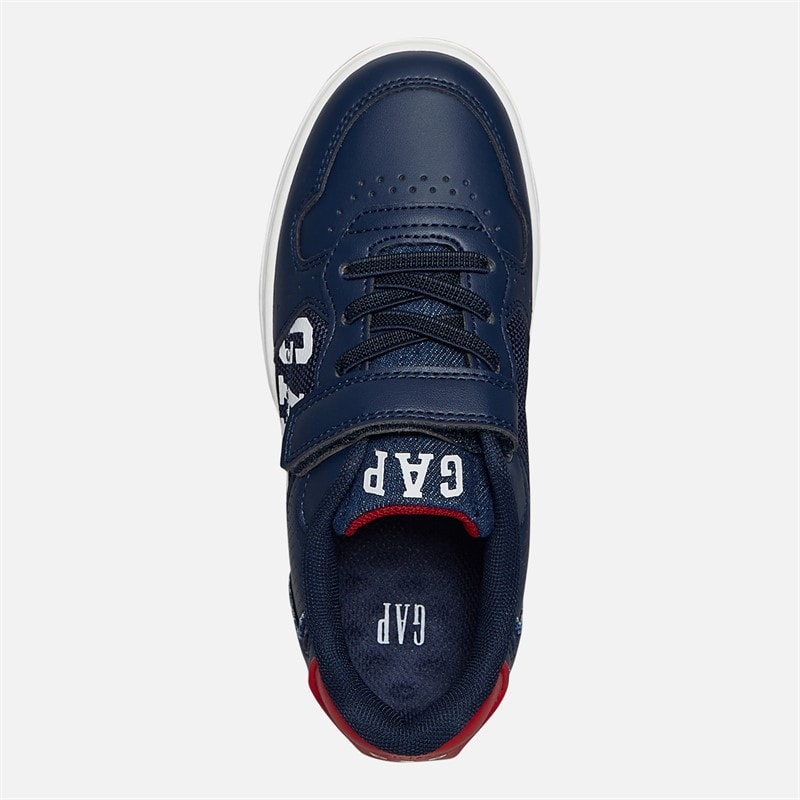 GAP Drenge Detroit træningssko - Navy/Rød/Denim - Billede 4