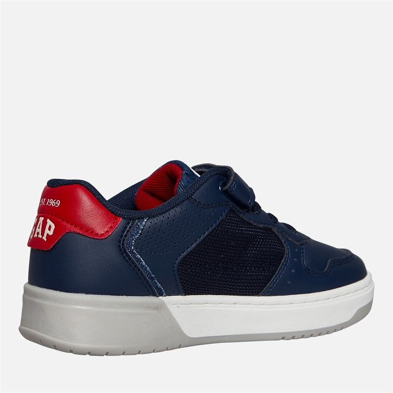GAP Drenge Detroit træningssko - Navy/Rød/Denim - Billede 5