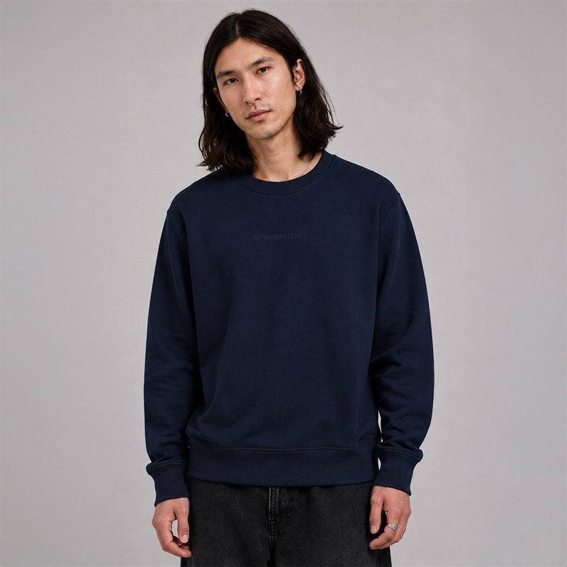 sweatshirt Navy - Billede 1