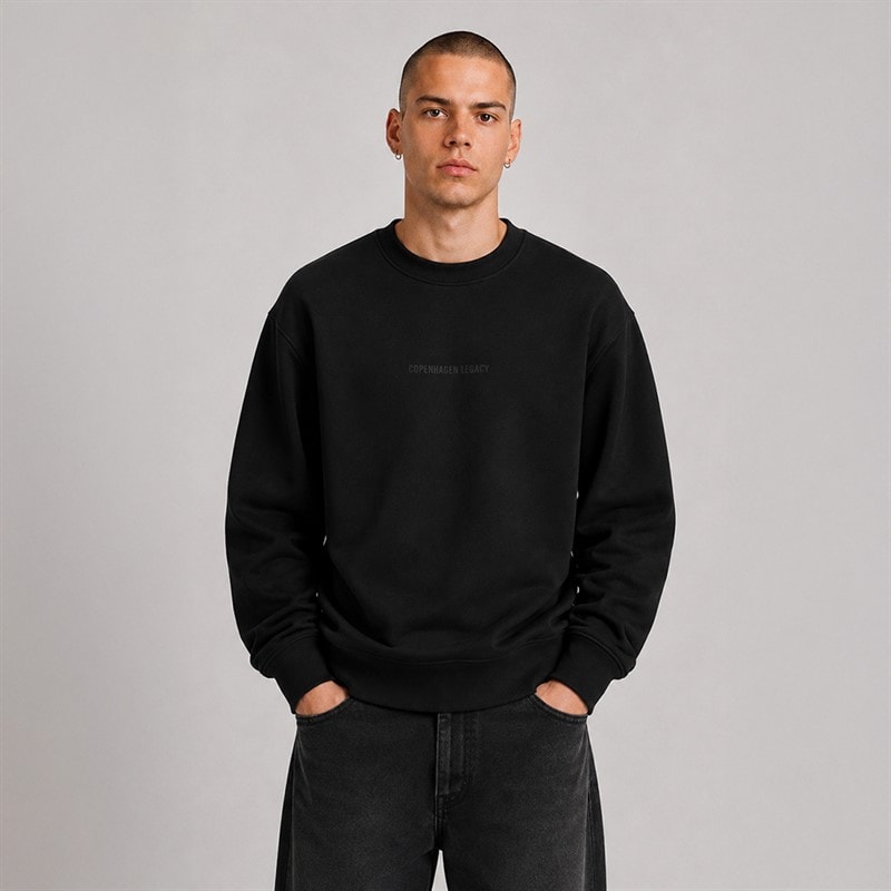 sweatshirt Sort - Billede 1