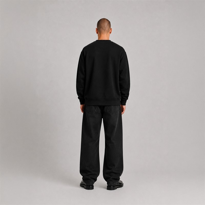 sweatshirt Sort - Billede 2