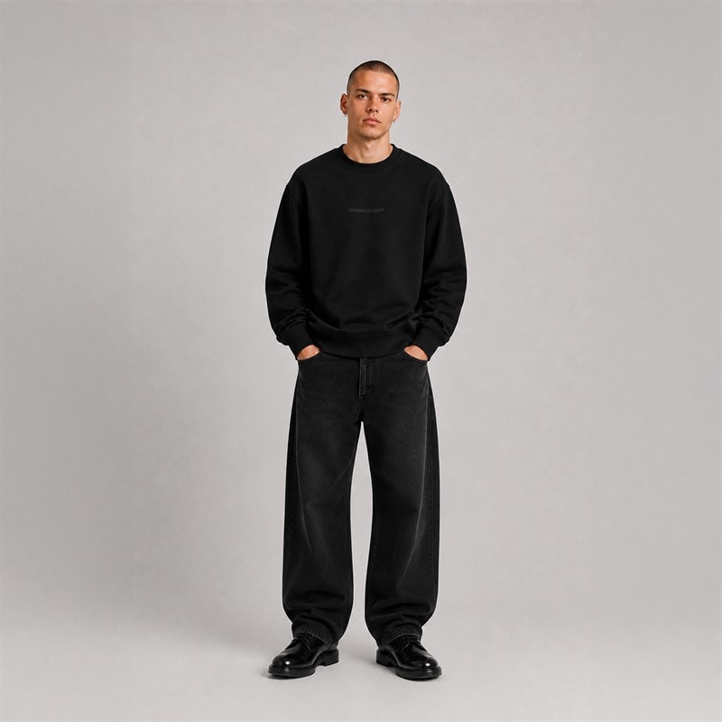 sweatshirt Sort - Billede 3