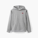 Herre hættetrøje med crew heart-print Grey Melange