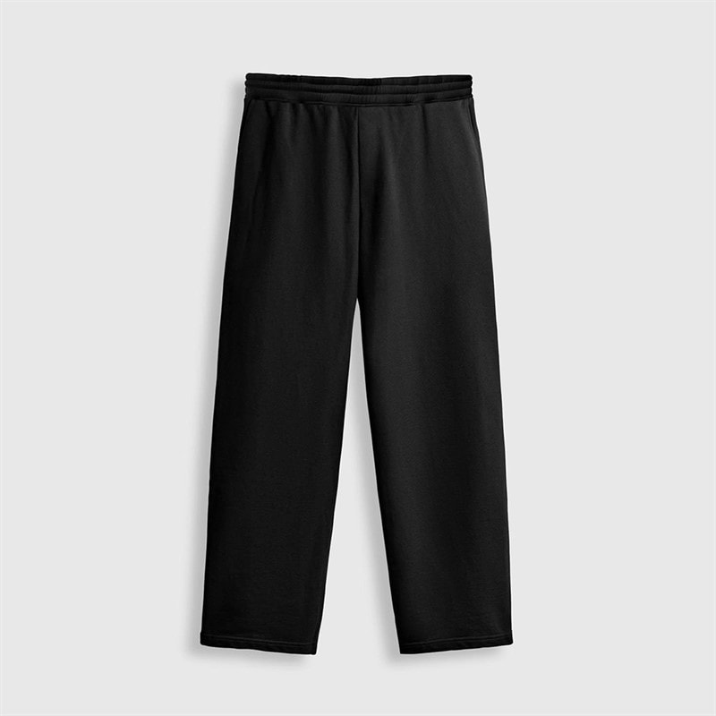 Herre joggebukser med lige ben Sort - Billede 3