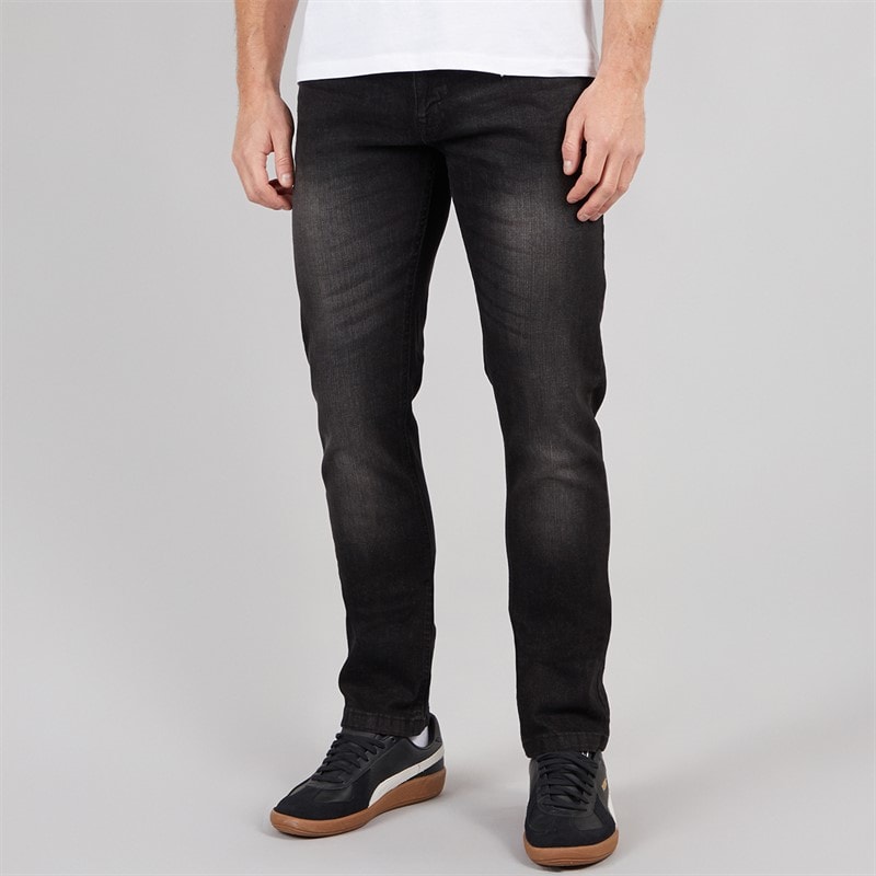 Herre tony regular fit jeans Sort - Billede 1