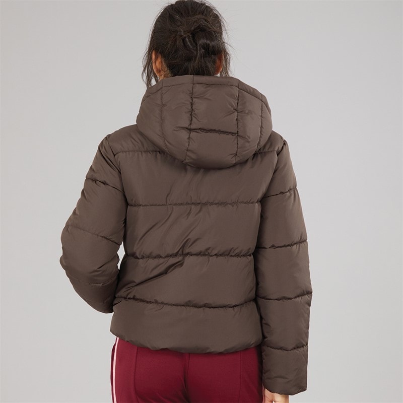 Dame alice vatteret frakke Chocolate Brown - Billede 2