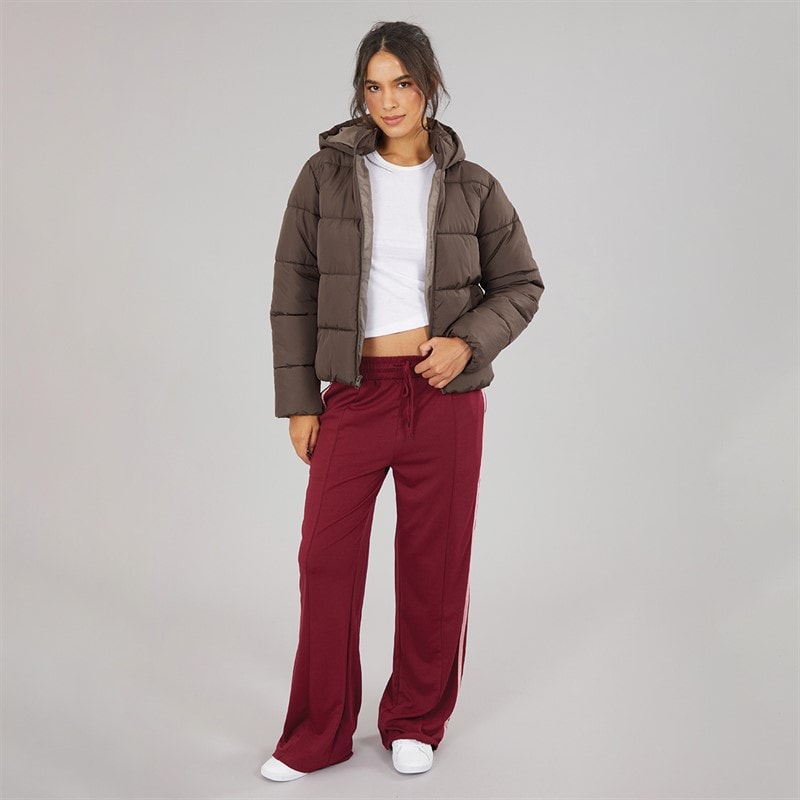 Dame alice vatteret frakke Chocolate Brown - Billede 4