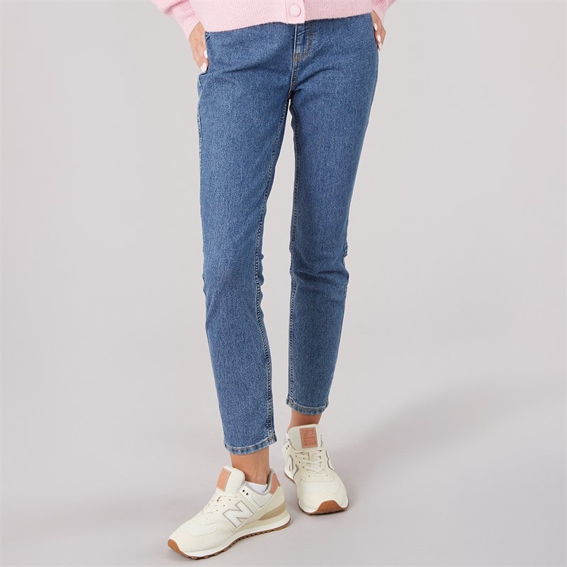 JJ REBEL Dame womes michelle skinny fit jeans 635 - Mid Blue