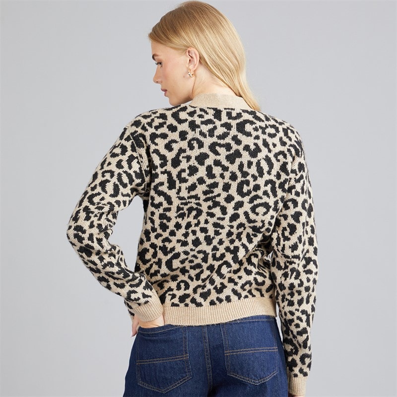 Dame womes riley strikket cardigan Silver Mink - Billede 2