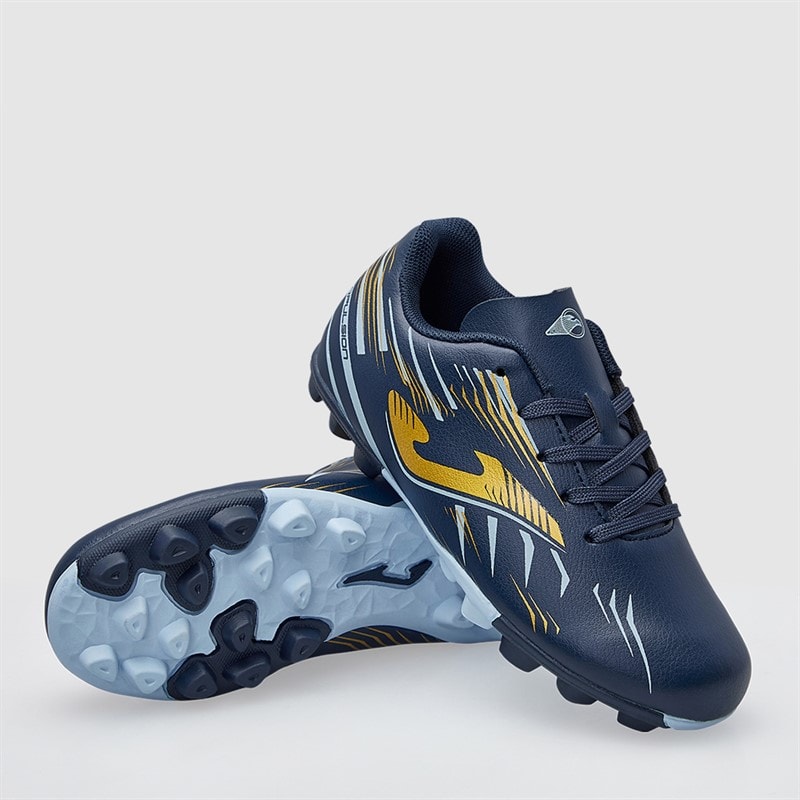 Joma Junior fodboldstøvler propulsion 25 hg hard ground - Navy Blue