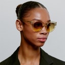 Lilly solbriller Ecru Transparent