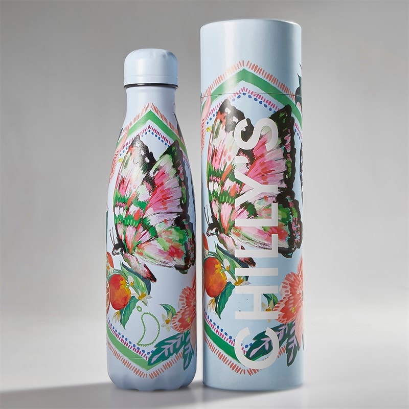 Tropical 500ml flaske Sketchbook Butterfly - Billede 4