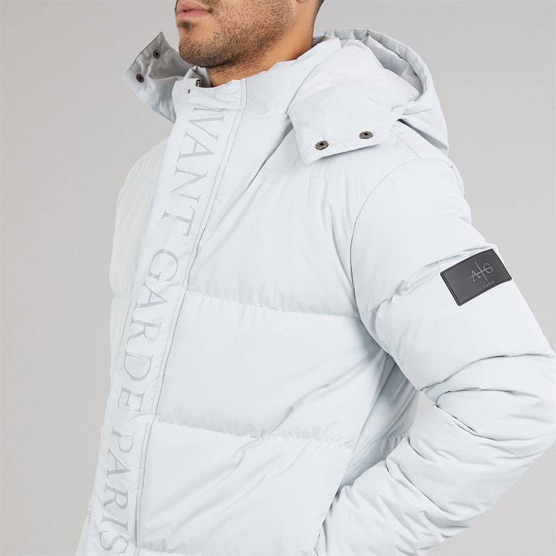 Herre pyron pufferjakke Frost Grey - Billede 3