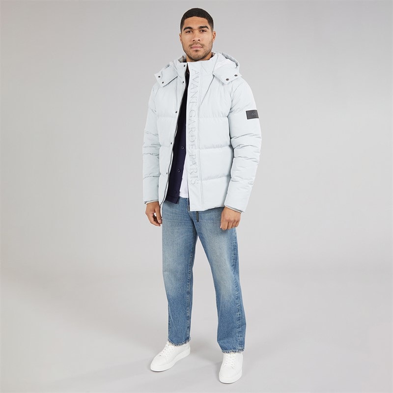 Herre pyron pufferjakke Frost Grey - Billede 4