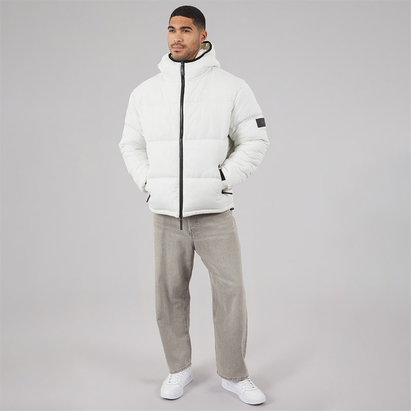 Herre tempete pufferjakke Off White - Billede 4