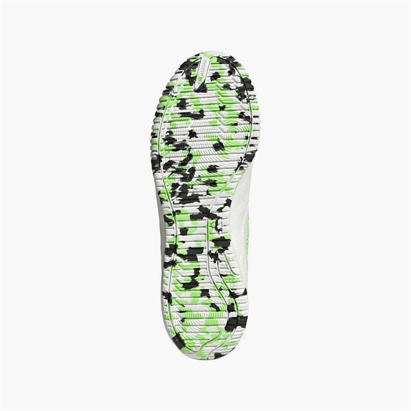 adidas Herre top sala competition 2 IN indendørs fodboldstøvler - Cloud White/Lime Burst/Core Sort - Billede 2