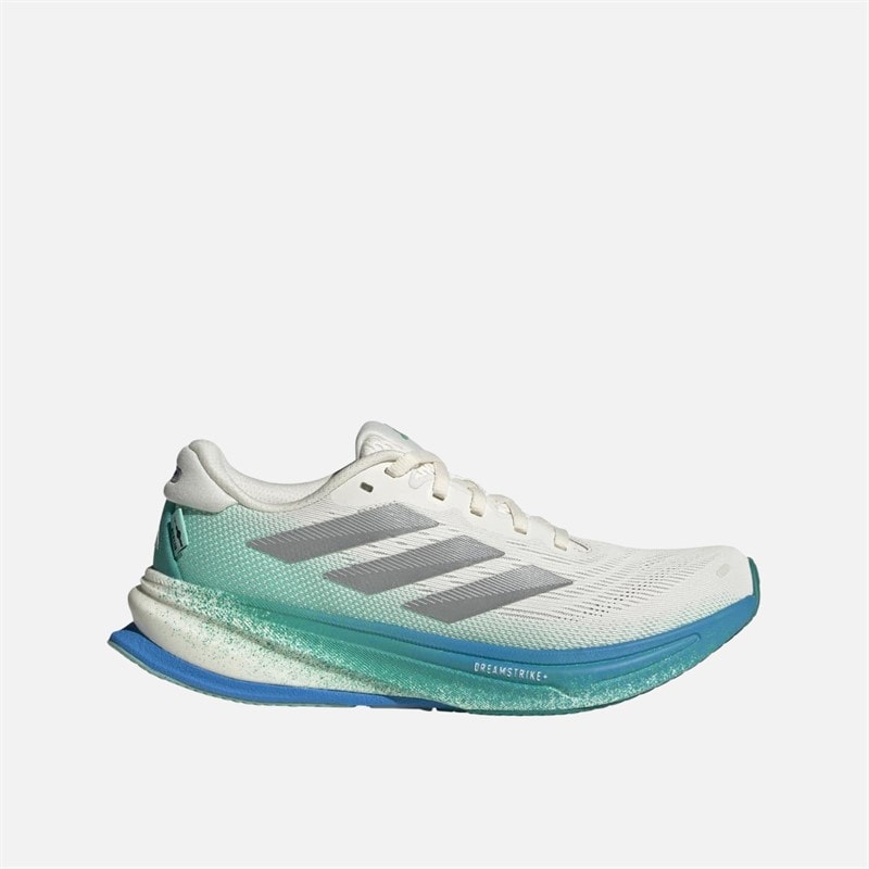 adidas Dame supernova rise 2 neutrale løbesko - Chalk White/Silver Metallic/Glory Green