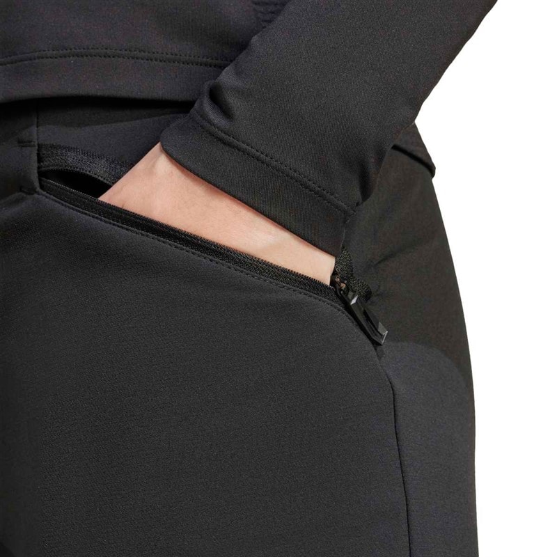 Dame terrex techrock børstede softshell træningsbukser Sort - Billede 5