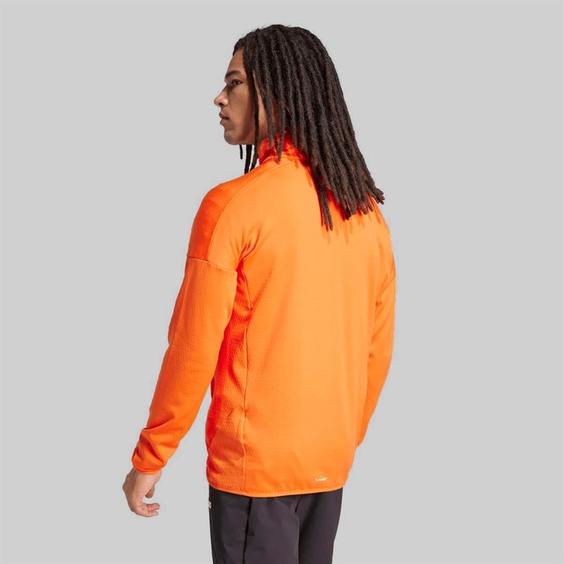 Herre terrex xperior climawarm fleecejakke med fuld lynlås Semi Impact Orange - Billede 3