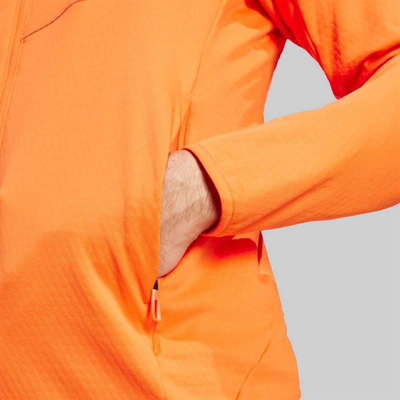 Herre terrex xperior climawarm fleecejakke med fuld lynlås Semi Impact Orange - Billede 5